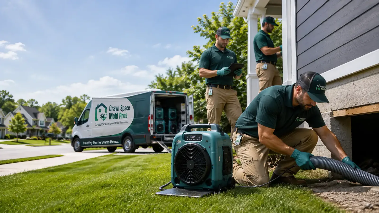 Crawl Space Mold Removal in Cedar Bluffs, NE